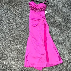 Fushia Long Dress from Passion Dress
